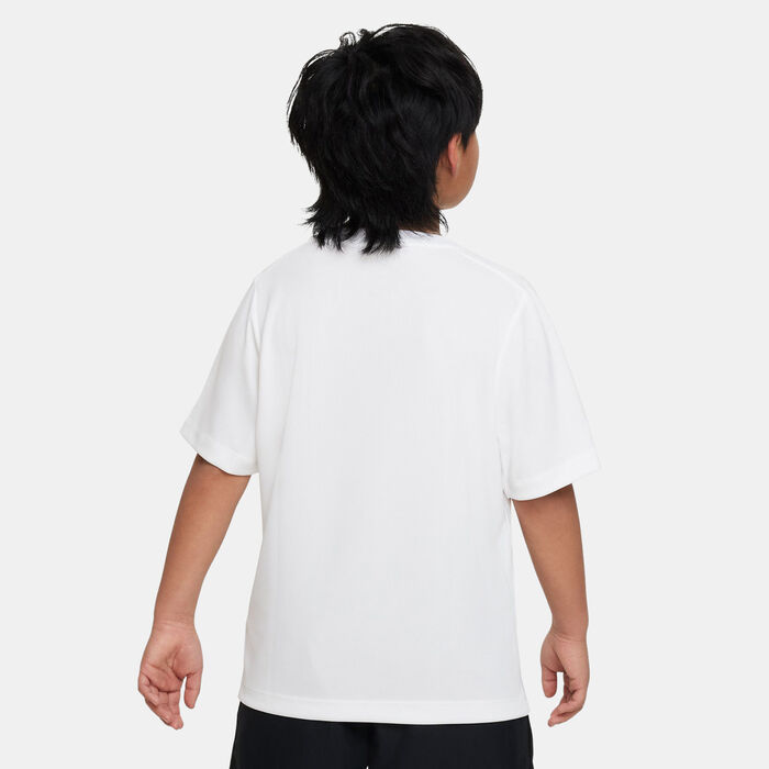 Nike Kids' Dri-FIT Multi Graphic Training Top White image number 1