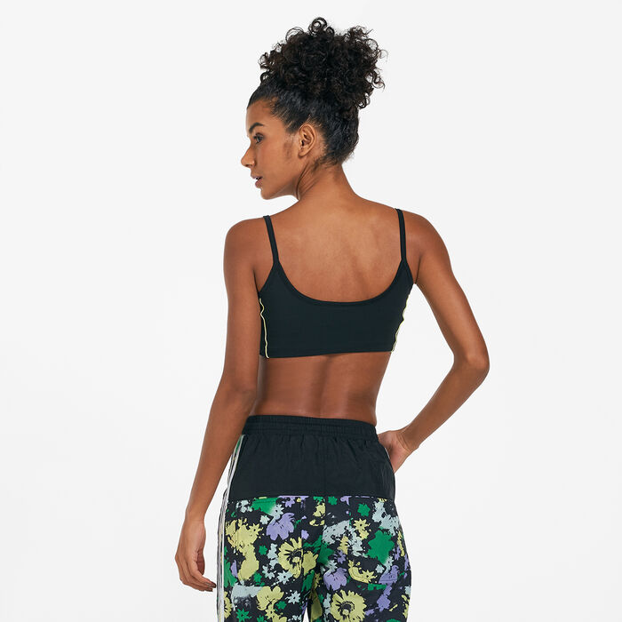 adidas Women's Piping Sports Bra Black image number 1