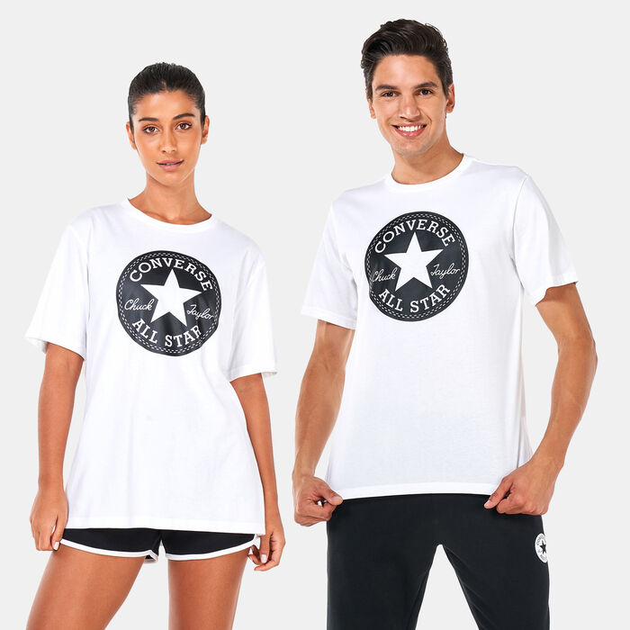 Converse Center Front Chuck Patch T-Shirt White image number 0