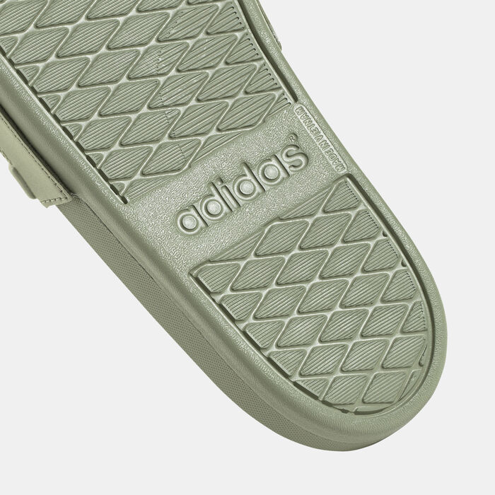 adidas Men's Adilette Comfort Slides Green adidas Men's Adilette Comfort Slides Green image number 5