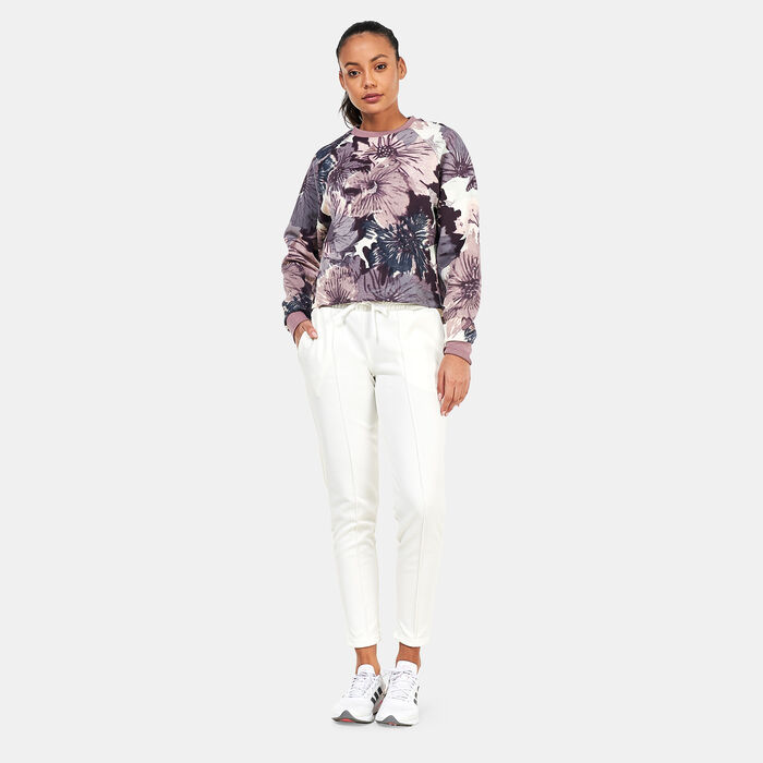 adidas Women's Allover Print Sweatshirt Multi image number 2