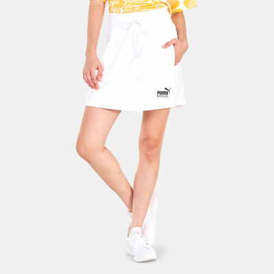 PUMA Women's Summer Splash Sweat Skirt White PUMA Women's Summer Splash Sweat Skirt White