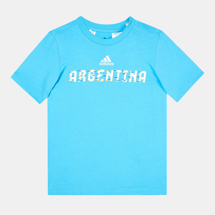 adidas Kids' FIFA World Cup 2022™ Argentina T-Shirt Blue adidas Kids' FIFA World Cup 2022™ Argentina T-Shirt Blue image number 0