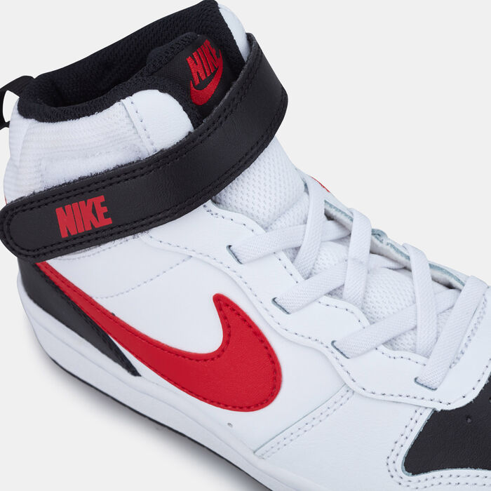 Nike Kids' Court Borough Mid 2 Shoe (Younger Kids) White Nike Kids' Court Borough Mid 2 Shoe (Younger Kids) White image number 4