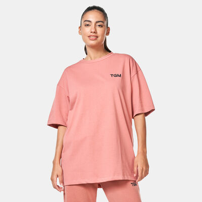 The Giving Movement Printed Logo T-Shirt Pink