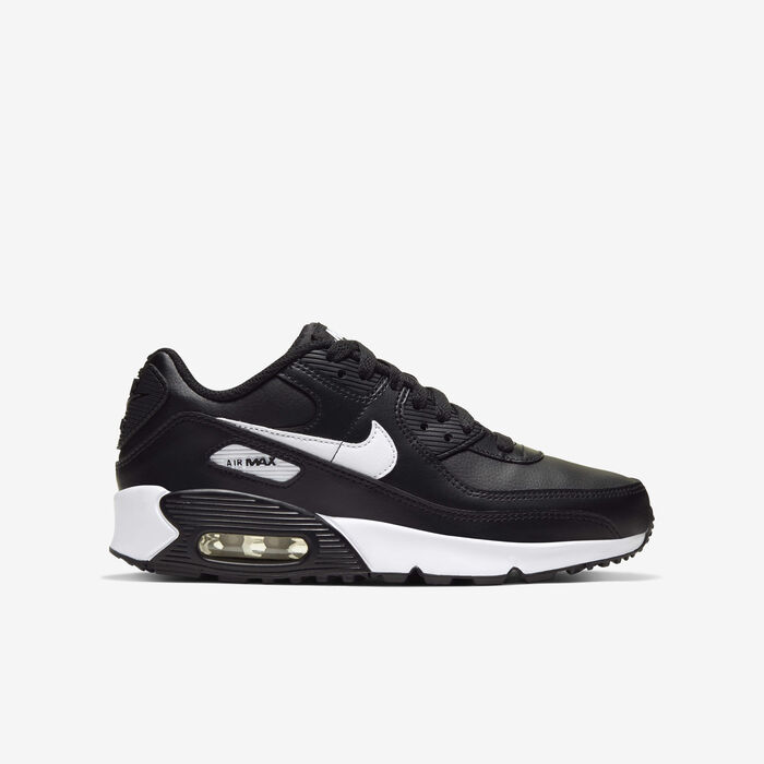 Nike Kids' Air Max 90 LTR Shoes Black Nike Kids' Air Max 90 LTR Shoes Black image number 2