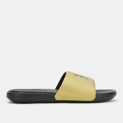 Under Armour Women's Ansa Fixed Slides Gold