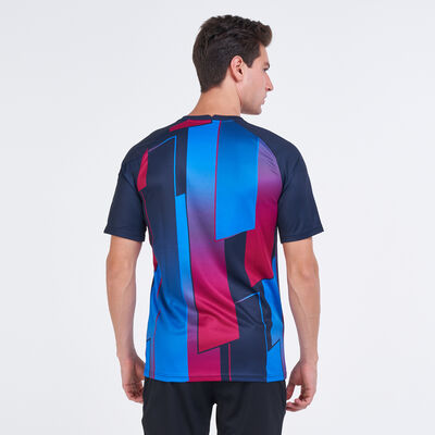 Nike Men's F.C. Barcelona Pre-Match T-Shirt- 2021/22 Blue