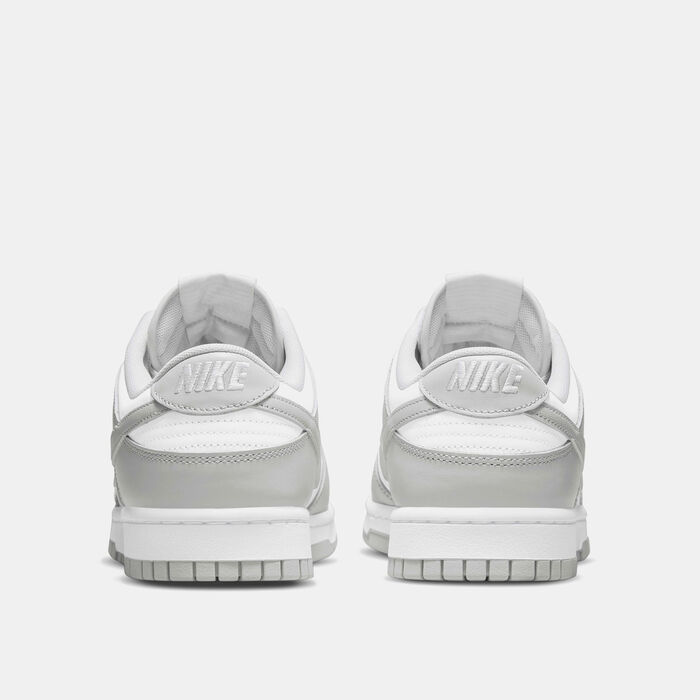 Nike Men's Dunk Low Retro Shoes Grey Nike Men's Dunk Low Retro Shoes Grey image number 7