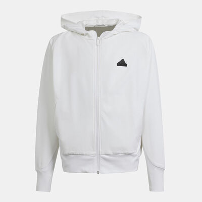 adidas Kids' ZNE Track Jacket White