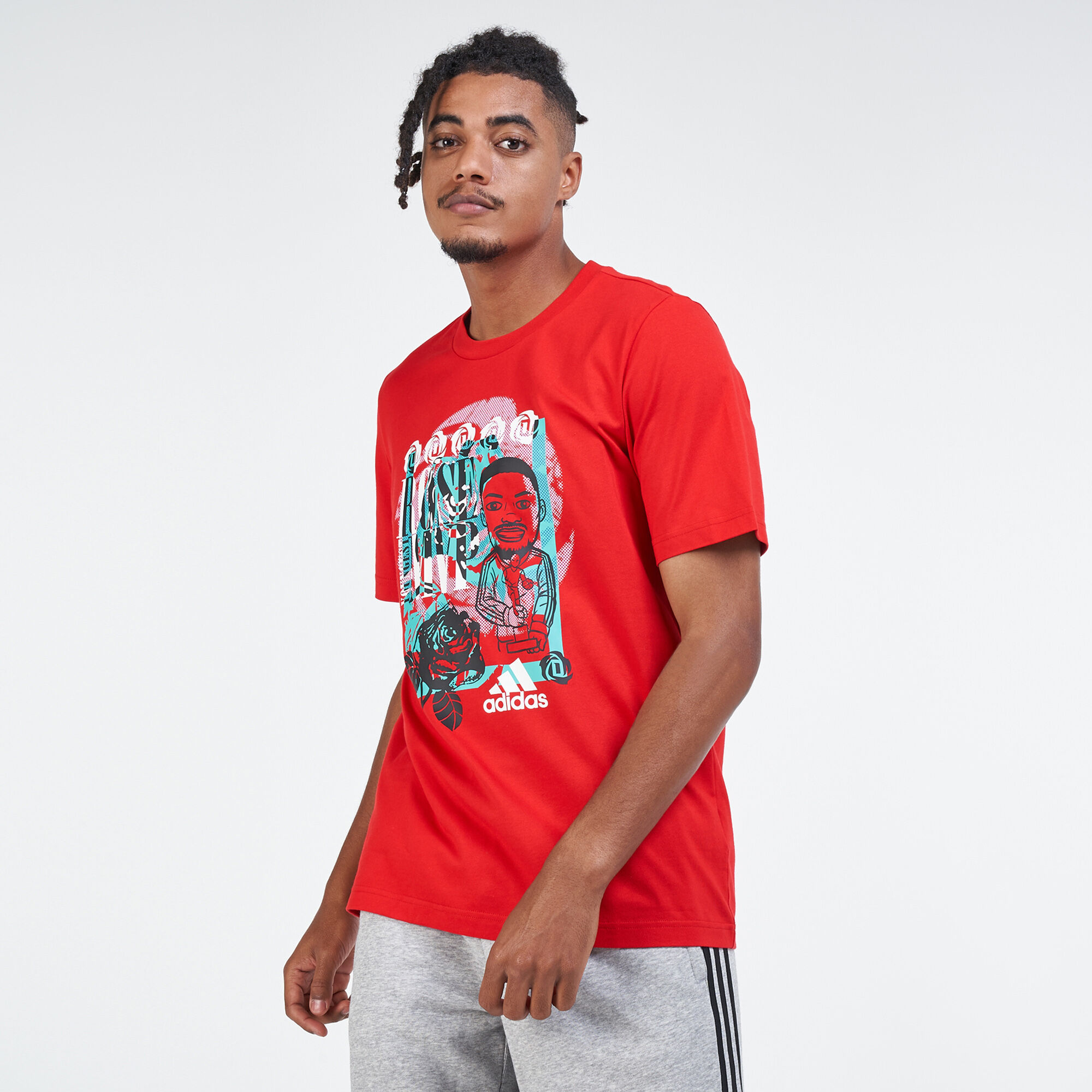 Men s Rose Avatar MVP T Shirt Red adidas in Qatar SSS