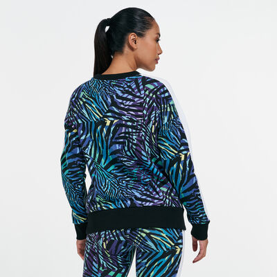 PUMA Women's Classics Graphic Sweatshirt Blue PUMA Women's Classics Graphic Sweatshirt Blue