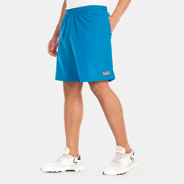 adidas Originals Men's Adventure Woven Shorts Blue adidas Originals Men's Adventure Woven Shorts Blue image number 0