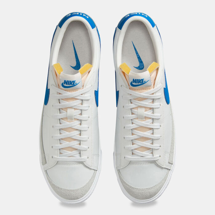 Nike Men's Blazer Low '77 Vintage Shoes White Nike Men's Blazer Low '77 Vintage Shoes White image number 4
