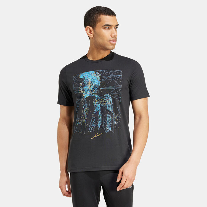 adidas Men's Messi Graphic T-Shirt Black adidas Men's Messi Graphic T-Shirt Black image number 0