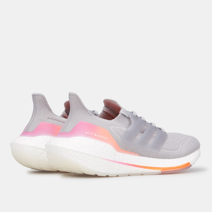 adidas Women's Ultraboost 21 Shoe Grey adidas Women's Ultraboost 21 Shoe Grey image number 3