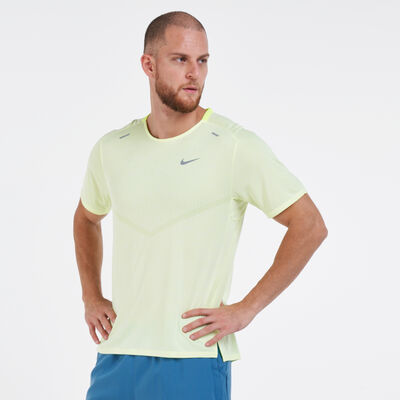 Nike Men's Dri-FIT ADV Techknit Ultra T-Shirt yellow