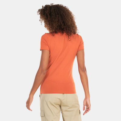 PUMA Women's Classics Slim T-Shirt Orange