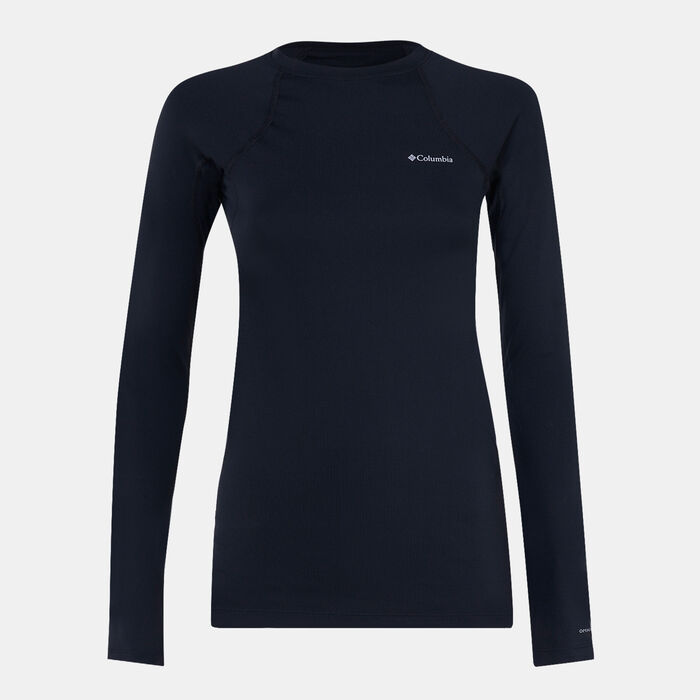 Columbia Women's Midweight Stretch Baselayer Long Sleeve Top Black Columbia Women's Midweight Stretch Baselayer Long Sleeve Top Black image number 0