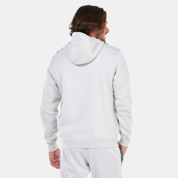 Nike Men's Sportswear Fleece Hoodie White image number 1