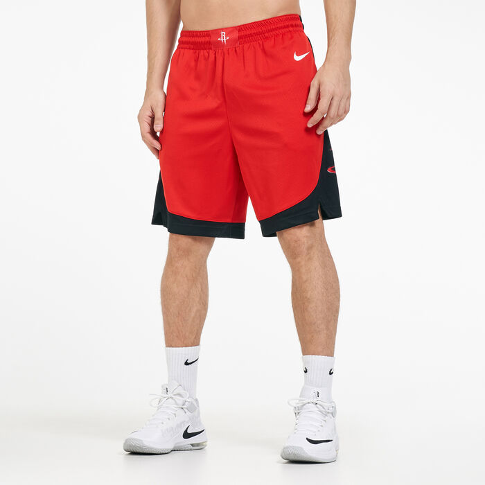 Nike Men's NBA Houston Rockets Icon Edition Swingman Shorts Red Nike Men's NBA Houston Rockets Icon Edition Swingman Shorts Red image number 0