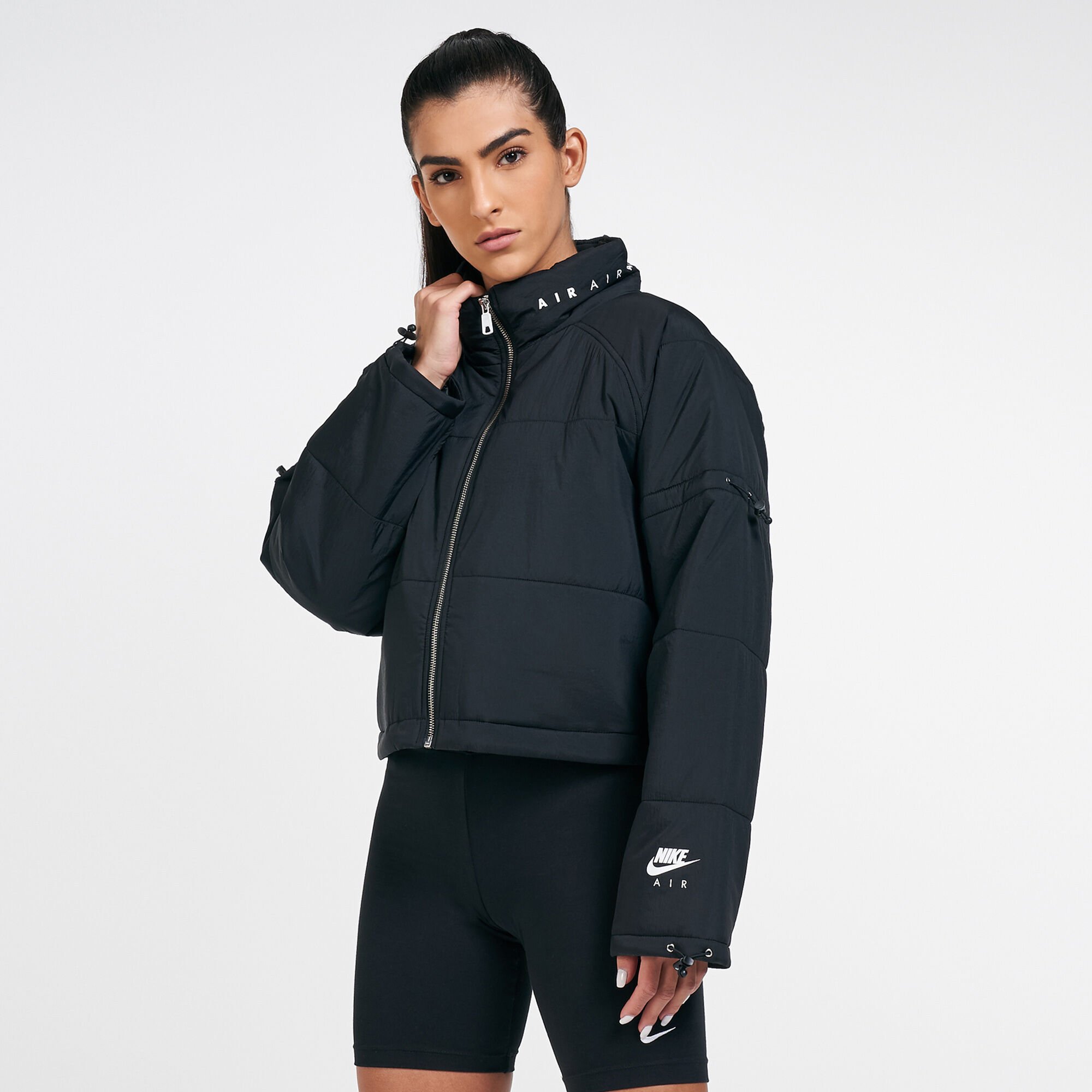Women s Sportswear Air Jacket Black Nike in Qatar SSS