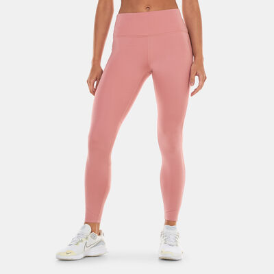 Nike Women's Dri-FIT Fast Graphic 7/8 Running Leggings Pink