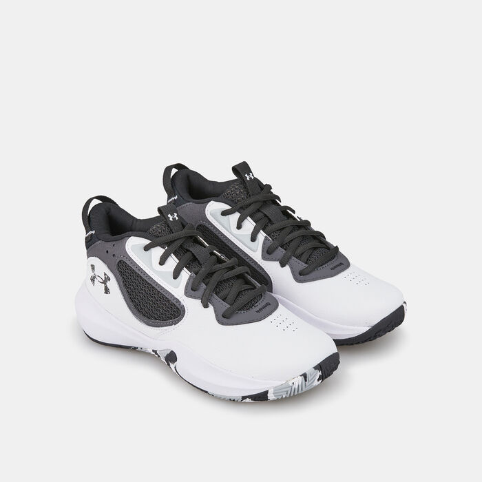 Under Armour Kids' UA Lockdown 6 Basketball Shoe (Older Kids) White Under Armour Kids' UA Lockdown 6 Basketball Shoe (Older Kids) White image number 1