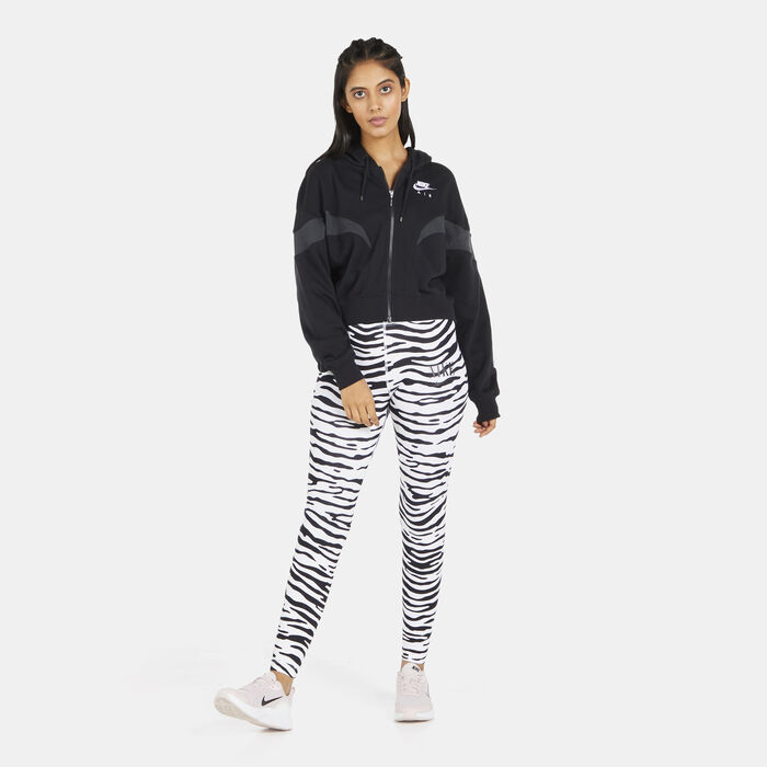 Nike Women's Sportswear Air Hoodie Black Nike Women's Sportswear Air Hoodie Black image number 2