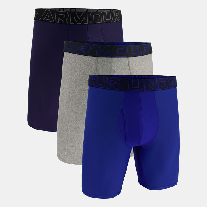 Under Armour Men's Performance Tech Boxerjock Boxers (3 Pack) Blue image number 0