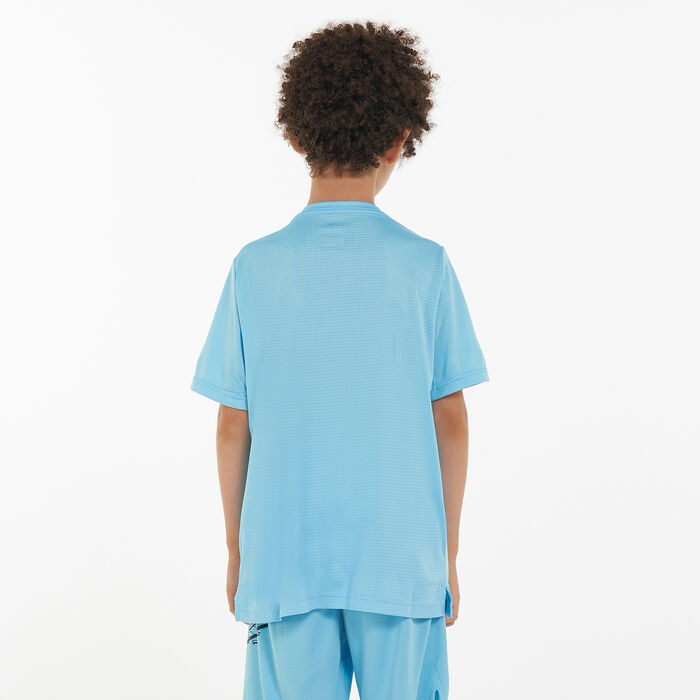 Nike Kids' Dri-FIT T-Shirt Blue Nike Kids' Dri-FIT T-Shirt Blue image number 1