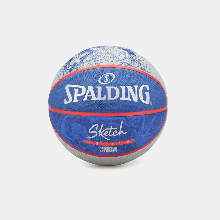 Spalding NBA Sketch 2.0 Basketball Multi Spalding NBA Sketch 2.0 Basketball Multi image number 0