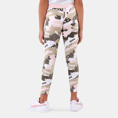 PUMA Kids' Alpha Allover Print Leggings Multi