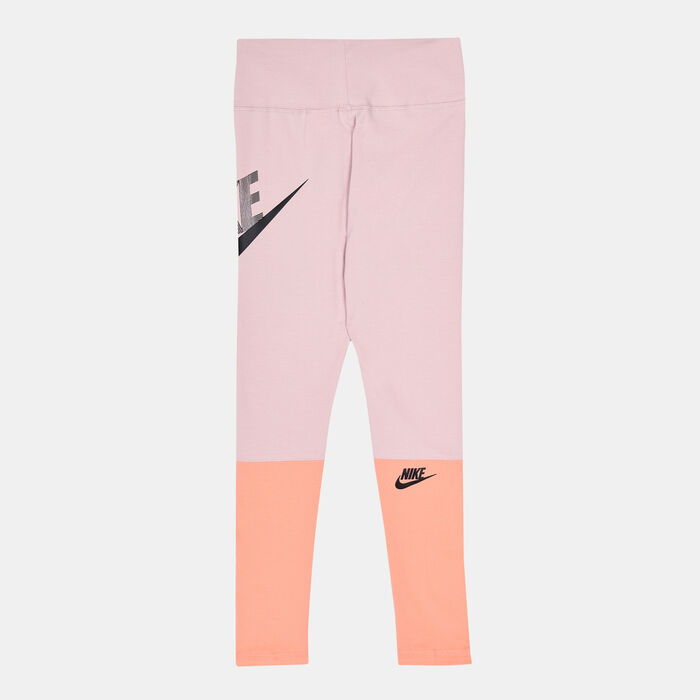 Nike Kids' Sportswear Favourites High-Waist DNC Leggings Pink Nike Kids' Sportswear Favourites High-Waist DNC Leggings Pink image number 1