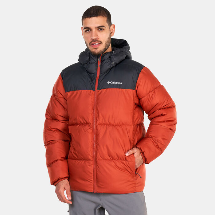 Columbia Men's Puffect Hooded Jacket Orange Columbia Men's Puffect Hooded Jacket Orange image number 0