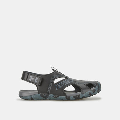 Under Armour Kids' UA Fat Tire Defender Sandals Black Under Armour Kids' UA Fat Tire Defender Sandals Black