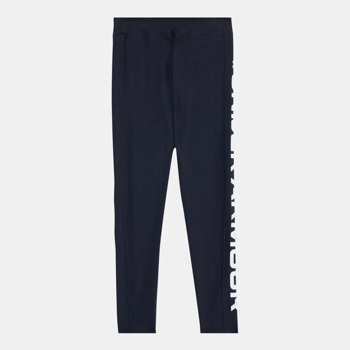 Under Armour Kids' SportStyle Branded Leggings Black Under Armour Kids' SportStyle Branded Leggings Black image number 1