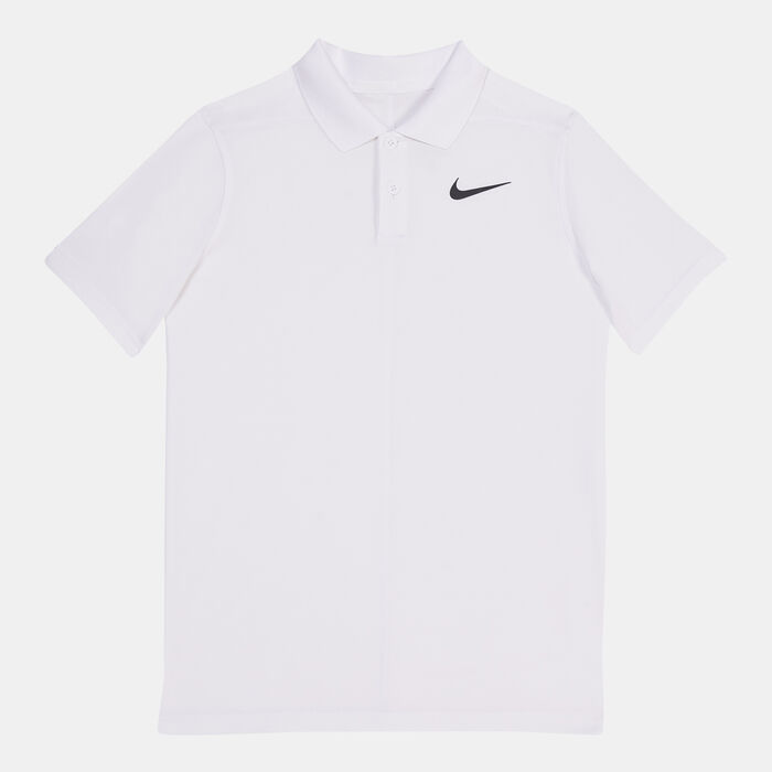 Nike Kids' Dri-FIT Victory SLD Polo Shirt White Nike Kids' Dri-FIT Victory SLD Polo Shirt White image number 0