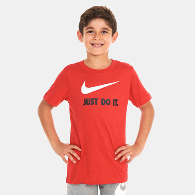 Nike Kids' Sportswear Just Do It T-Shirt (Older Kids) Red