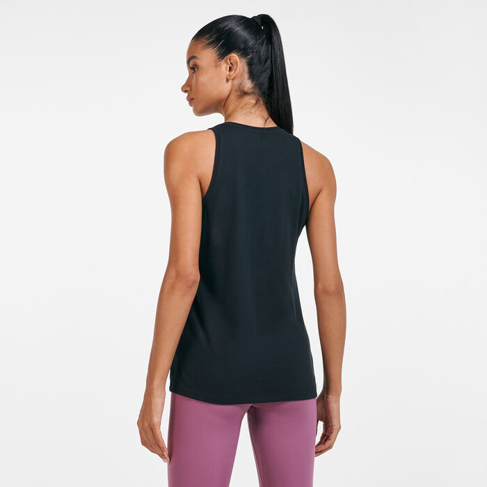 Nike Women's Dri-FIT Yoga Tank Top Black Nike Women's Dri-FIT Yoga Tank Top Black image number 1