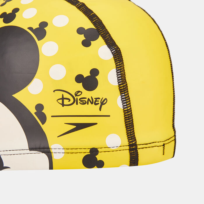 Speedo Kids' X Disney Mickey Print Pace Swimming Cap yellow Speedo Kids' X Disney Mickey Print Pace Swimming Cap yellow image number 2