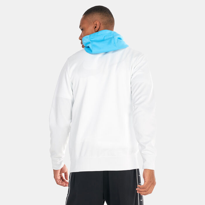 Nike Men's Sportswear Repeat Full-Zip Hoodie White image number 1