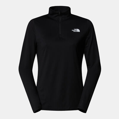The North Face Women's Flex Graphic 1/4-Zip Training Top Black The North Face Women's Flex Graphic 1/4-Zip Training Top Black