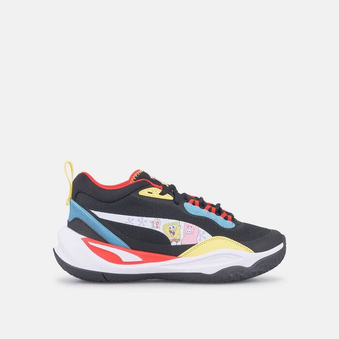 PUMA Kids' X SpongeBob Playmaker Shoe Black image number 0
