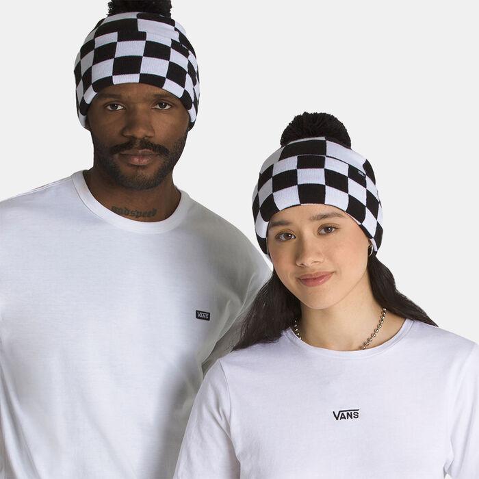 Vans Women's Spirit Pom Beanie Black image number 1