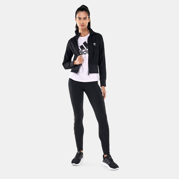 adidas Originals Women's Adicolor Classics Lace Track Jacket Black adidas Originals Women's Adicolor Classics Lace Track Jacket Black image number 2