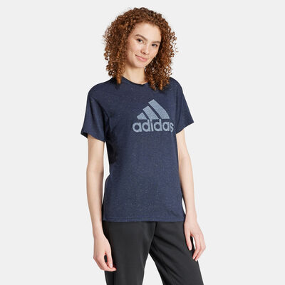 adidas Women's Sportswear Future Icons Winners 3.0 T-Shirt Blue adidas Women's Sportswear Future Icons Winners 3.0 T-Shirt Blue