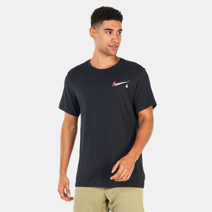 Nike Men's Dri-FIT Yoga T-Shirt Black Nike Men's Dri-FIT Yoga T-Shirt Black image number 0
