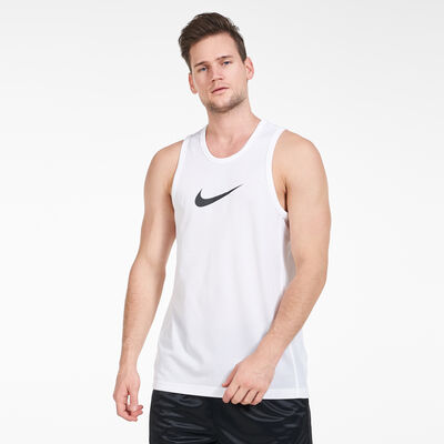 Nike Men's Dri-FIT Crossover Tank Top White