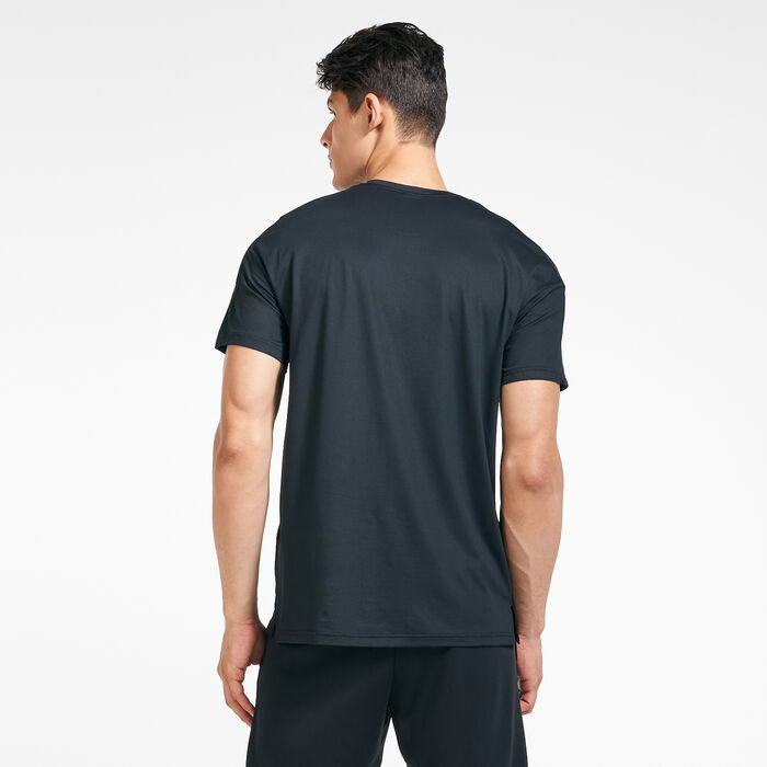 Nike Men's Hyper Dry Graphic T-Shirt Black image number 1